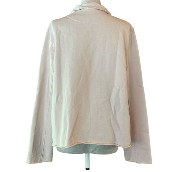 FRANK & EILEEN NEW TRIPLE FLEECE BELFAST ENGLISH PEACOAT IN BISCOTTI M - Picture 5 of 8